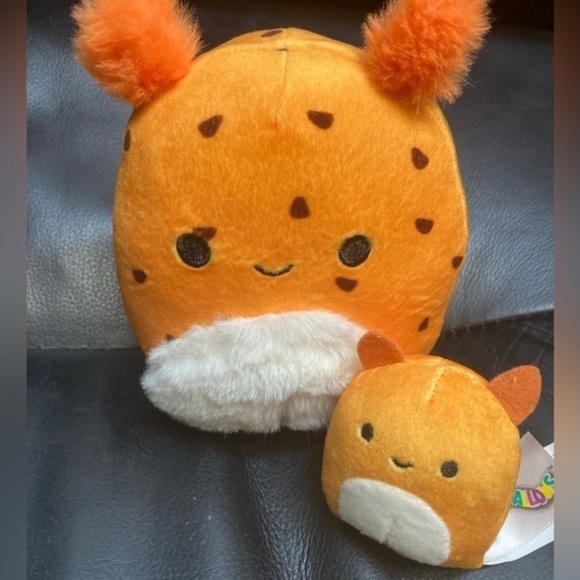 Squishmallow  Tenzing The Sea Bunny deep sea  Sealife Mystery Squad 5in & 2in - Picture 1 of 1